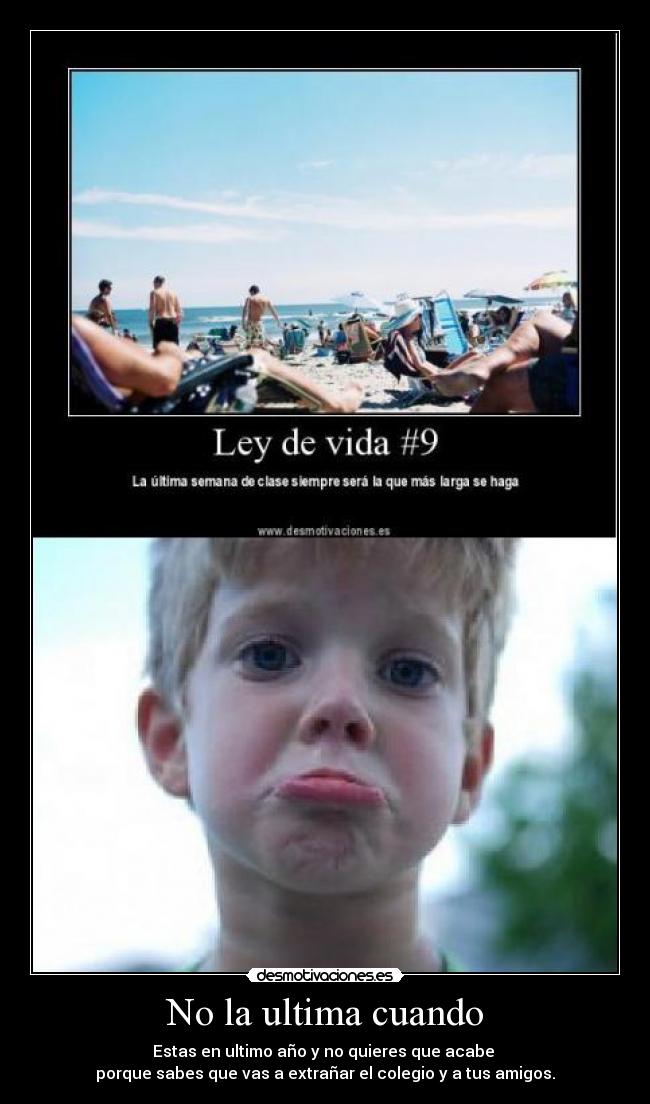 carteles creeme que quedan parde semanas colegio desmotivaciones