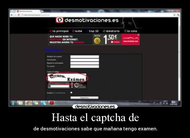 Hasta el captcha de - 