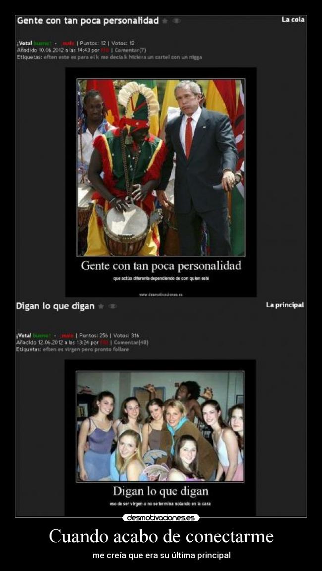 carteles yeah nigga eften haciendo carteles negros thats racist desmotivaciones