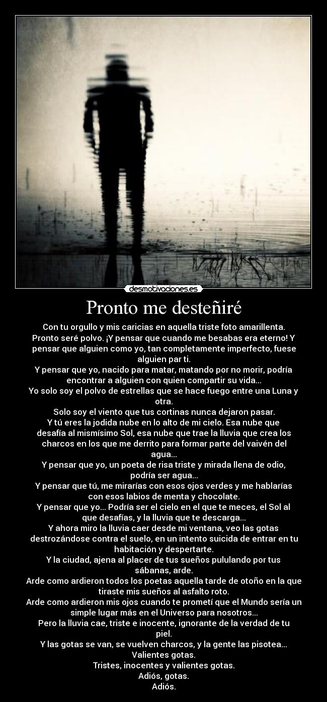 Pronto me desteñiré - 