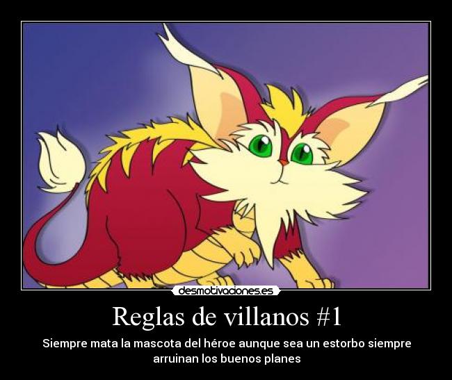 Reglas de villanos #1 -