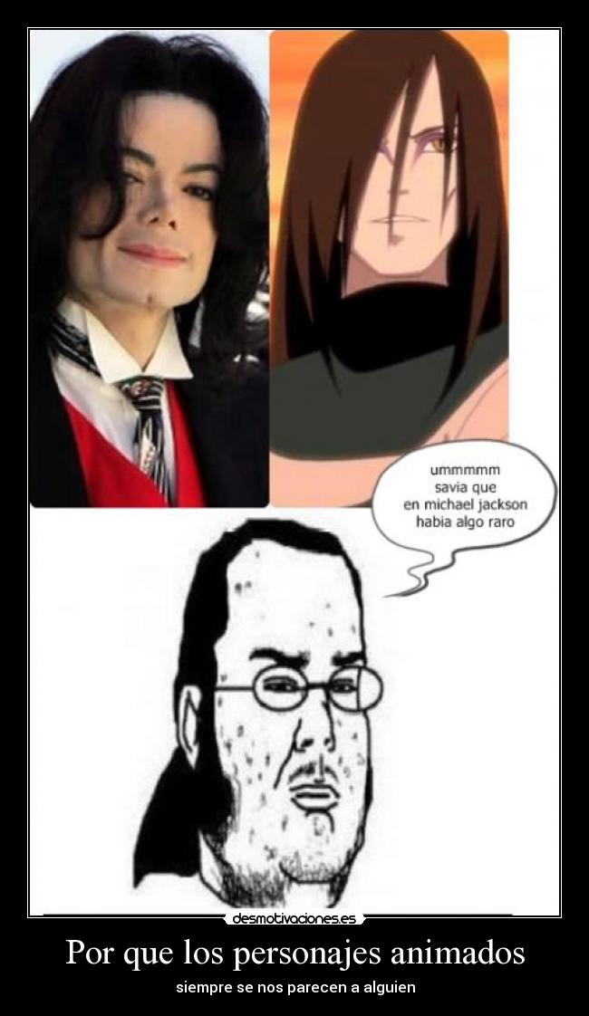 Por que los personajes animados - siempre se nos parecen a alguien