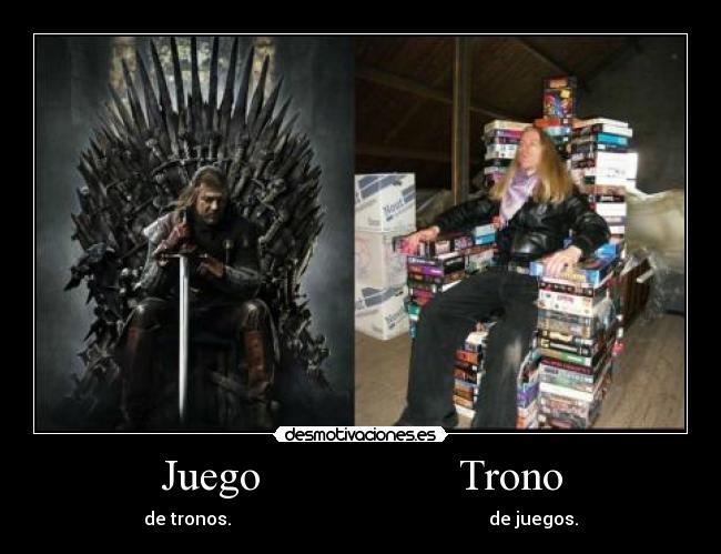 Juego Trono - de tronos. de juegos.