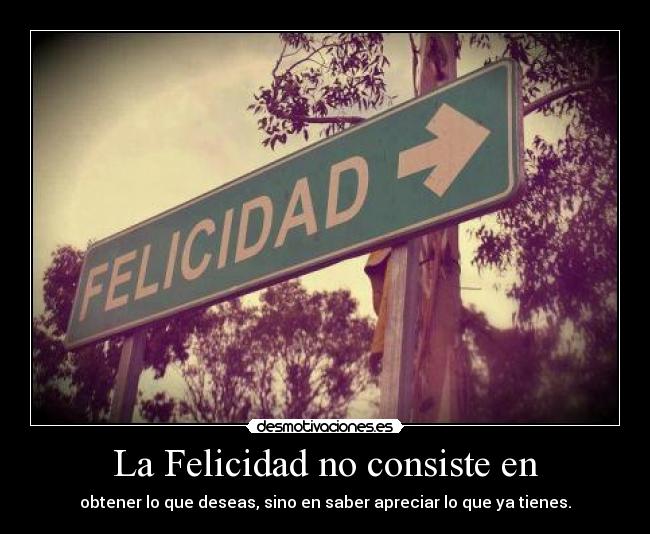 carteles felicidad cierto desmotivaciones