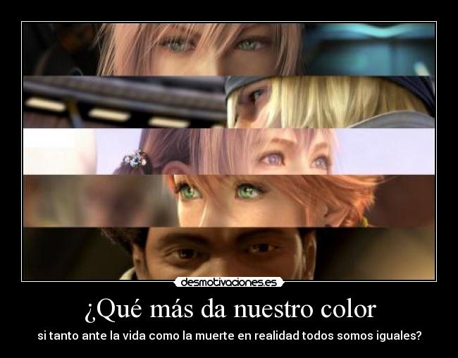 carteles darkskyx empirico nomiresaqui finalfantasy fxiii lightning snow serah oerba sazh desmotivaciones