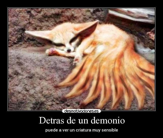 Detras de un demonio -