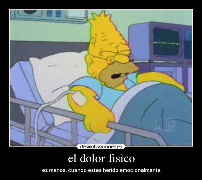 el dolor fisico -