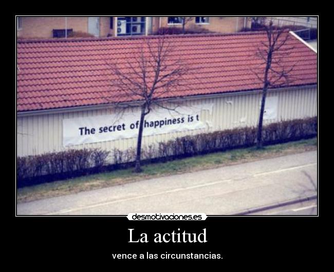 La actitud - 