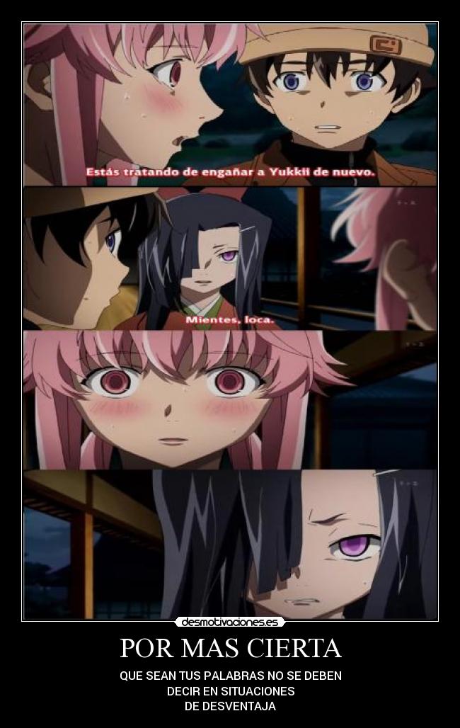 carteles mirai niki desmotivaciones