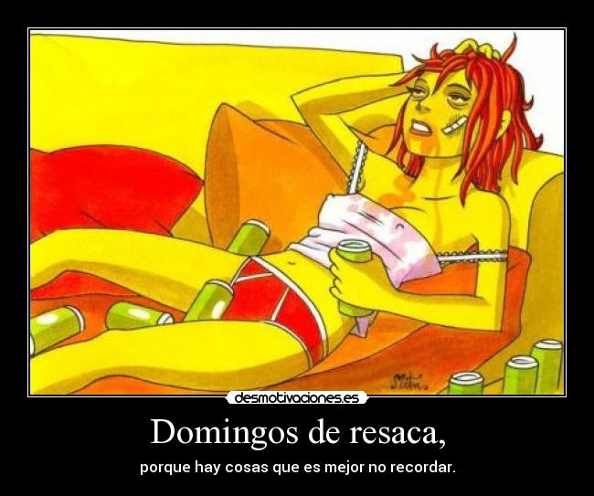 carteles resaca saber que hiciste anoche desmotivaciones