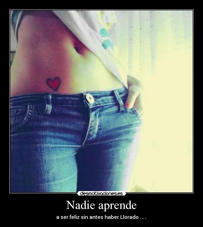 Nadie aprende -