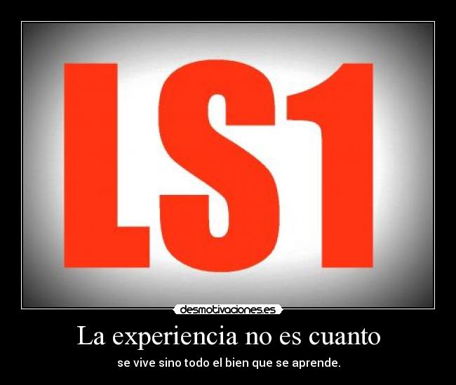La experiencia no es cuanto -