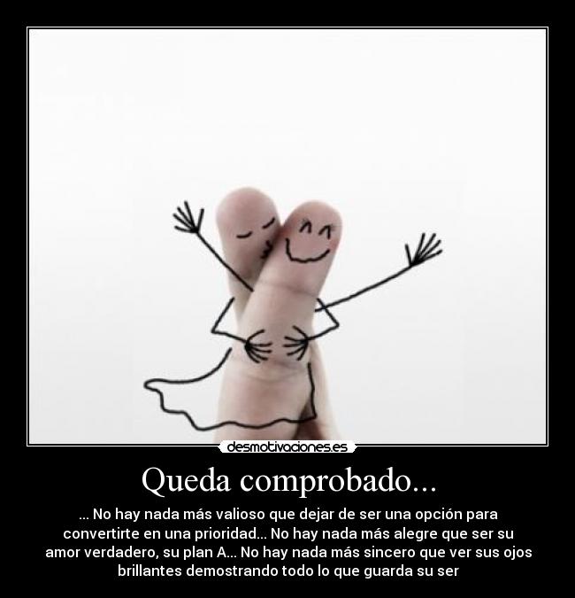 Queda comprobado... - 