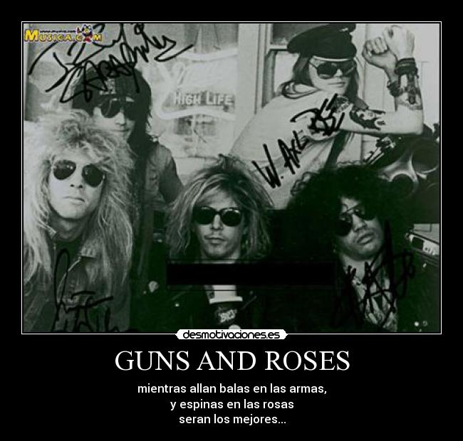 GUNS AND ROSES -
