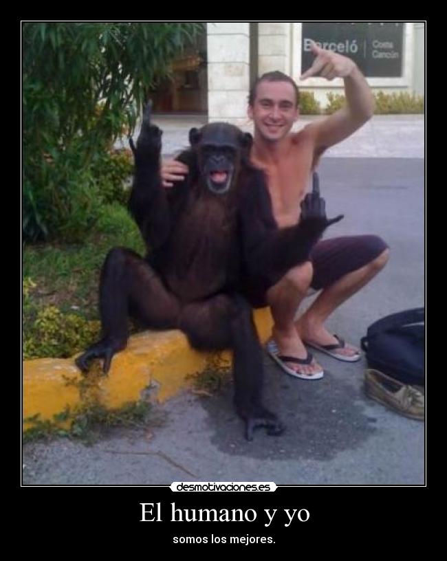 El humano y yo - somos los mejores.