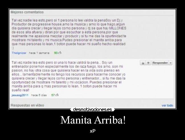 Manita Arriba! - xP