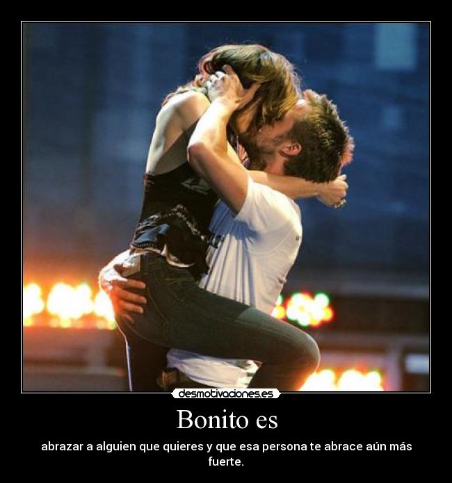 carteles bonito abrazo fuerte desmotivaciones