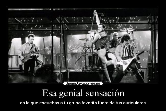 Esa genial sensación -