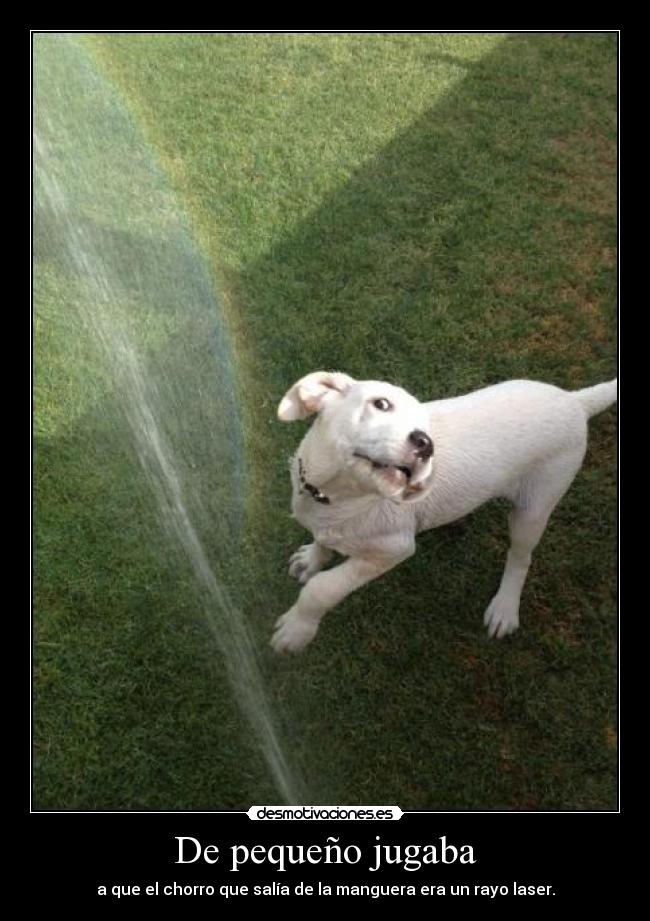 De pequeño jugaba - 