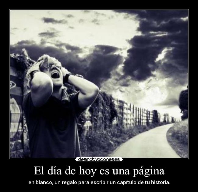 El día de hoy es una página - 