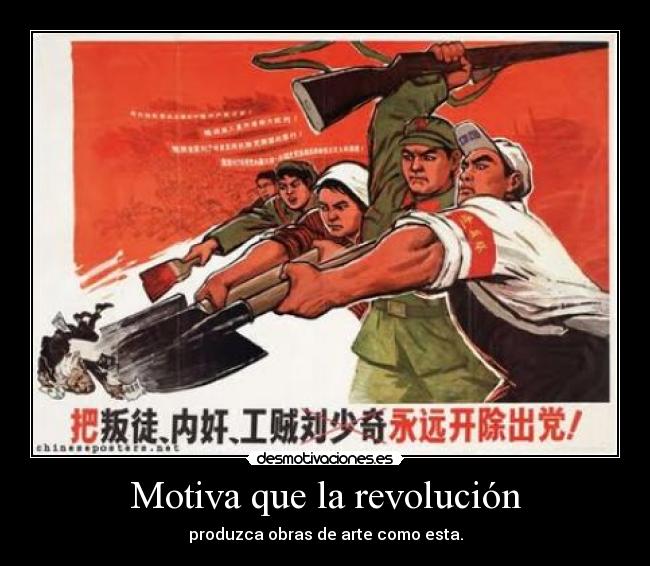 Motiva que la revolución -