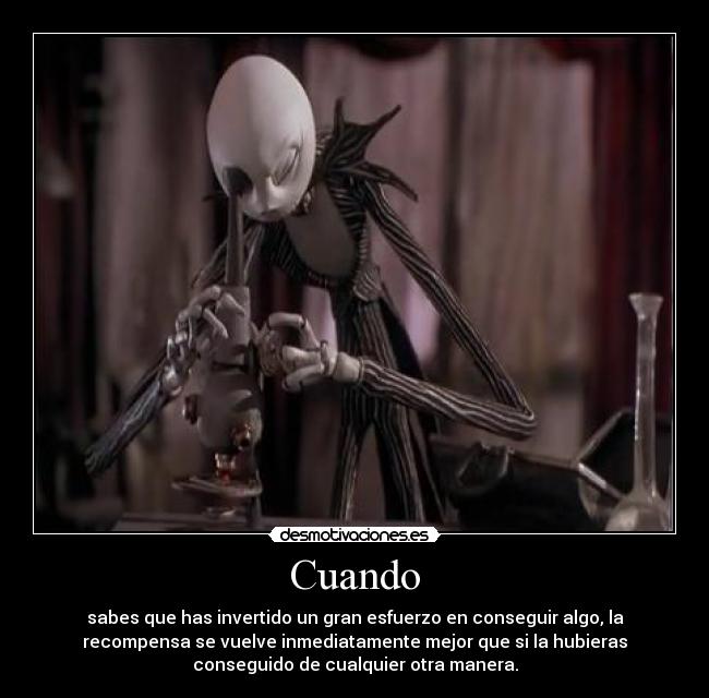 carteles jack skeleton con esfuerzo consigues todo desmotivaciones