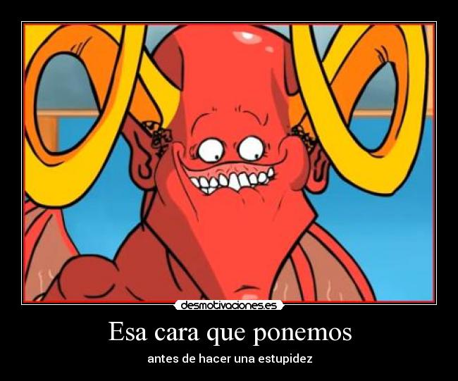 Esa cara que ponemos -