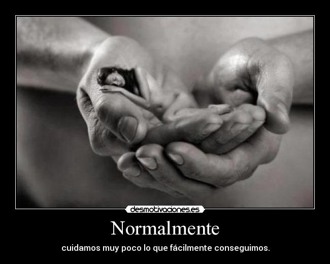 Normalmente -