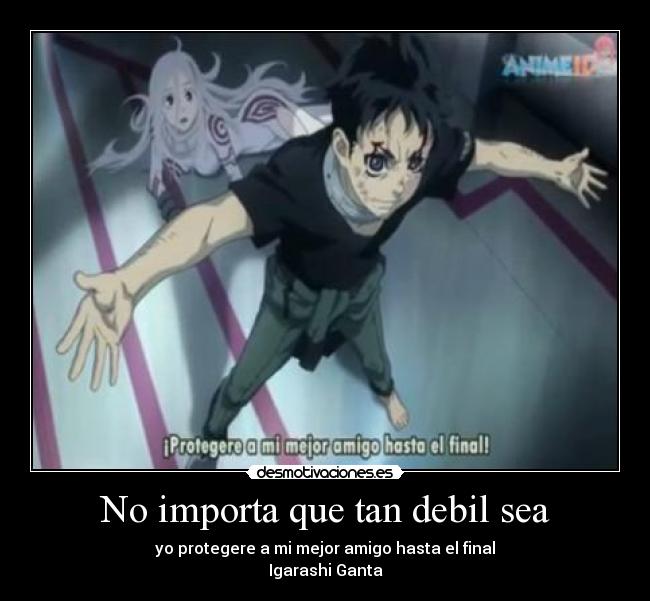 No importa que tan debil sea -