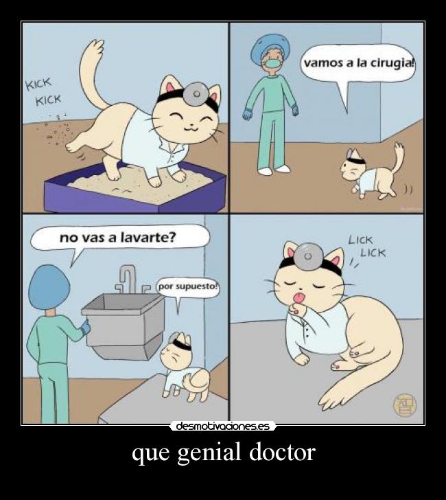 que genial doctor -