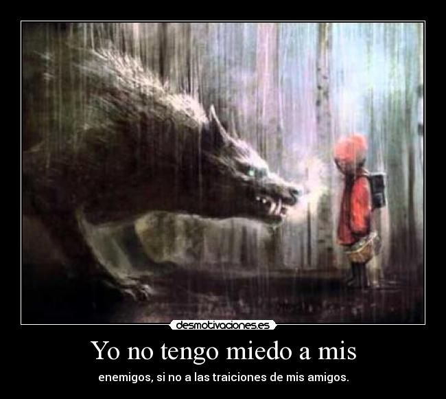 Yo no tengo miedo a mis - 