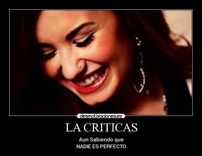 LA CRITICAS -
