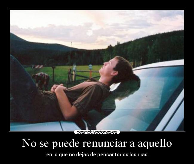 No se puede renunciar a aquello - 