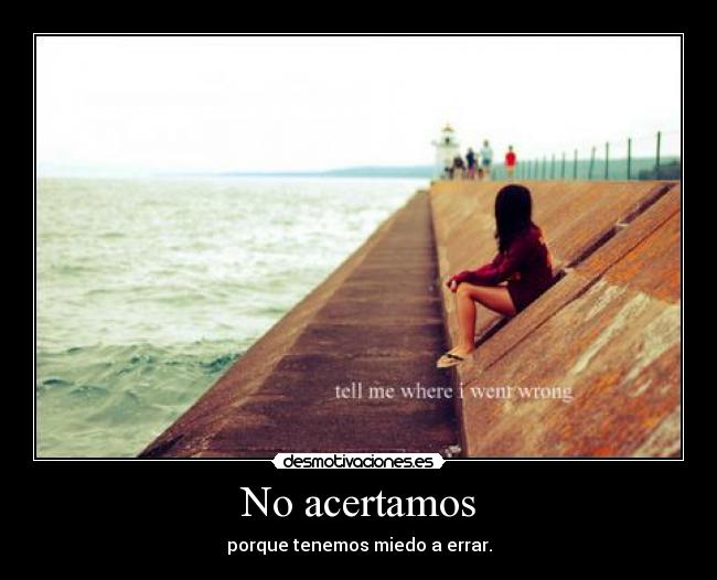 No acertamos - 