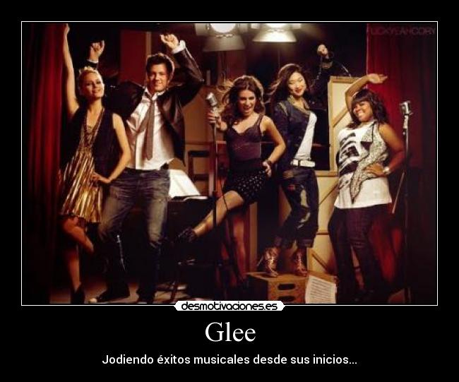 carteles musica glee desmotivaciones