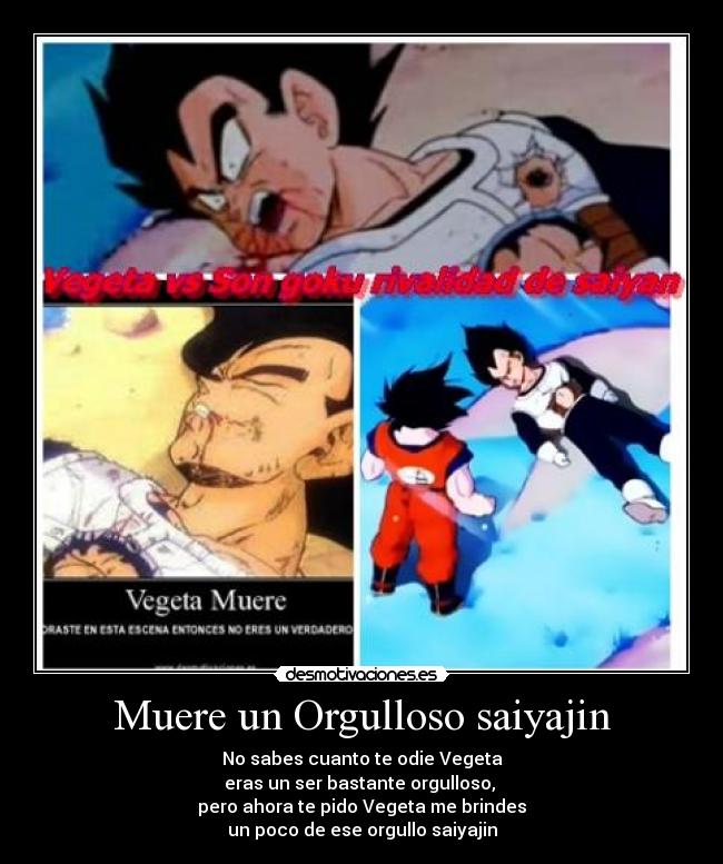 carteles vegeta son goku desmotivaciones