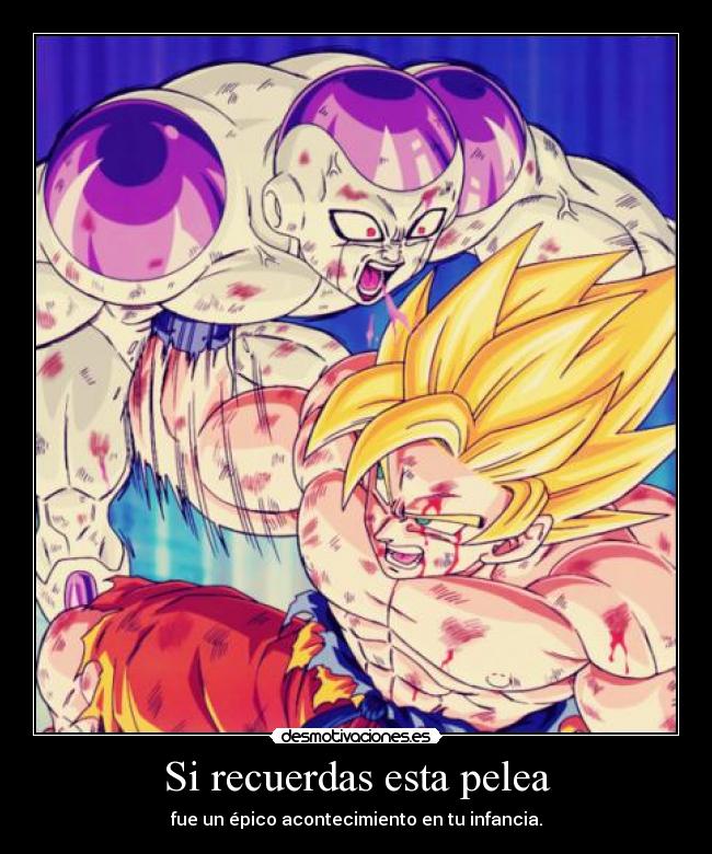 Si recuerdas esta pelea - fue un épico acontecimiento en tu infancia.