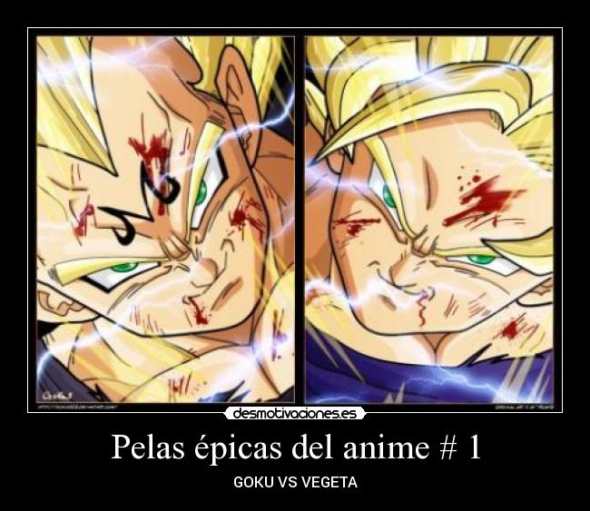 Pelas épicas del anime # 1 - GOKU VS VEGETA