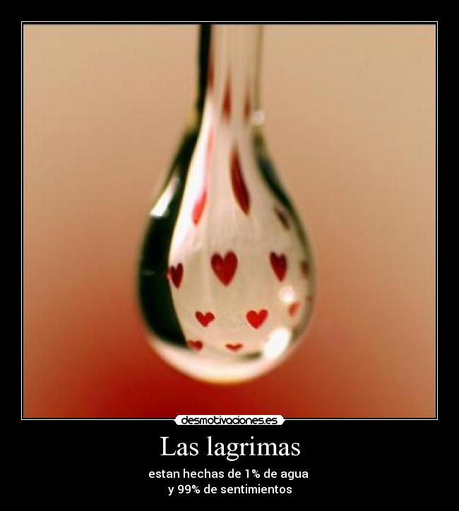 Las lagrimas -