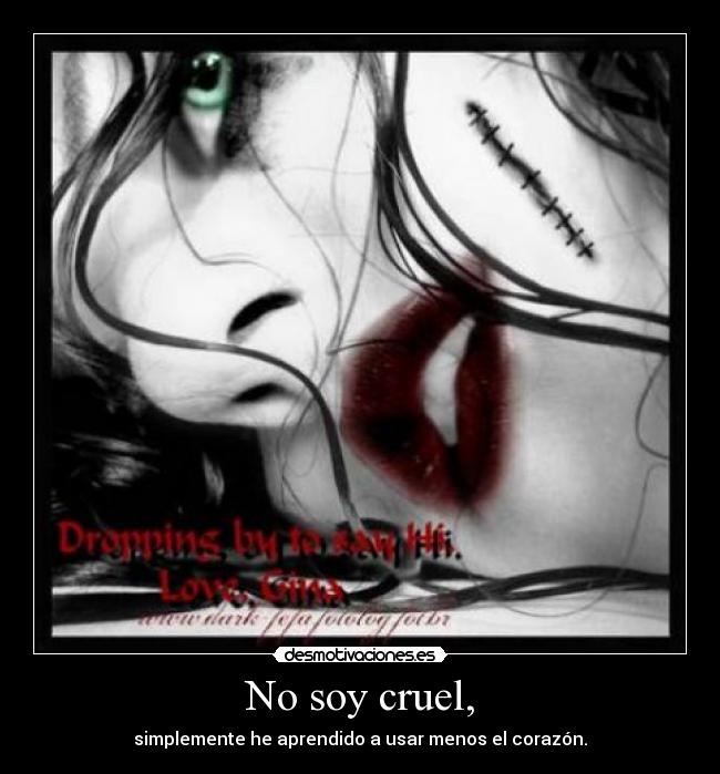 No soy cruel, - 