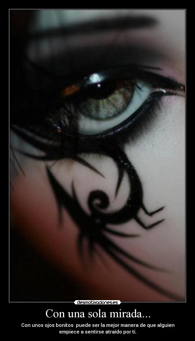 carteles los ojos las chicas pueden desmotivaciones