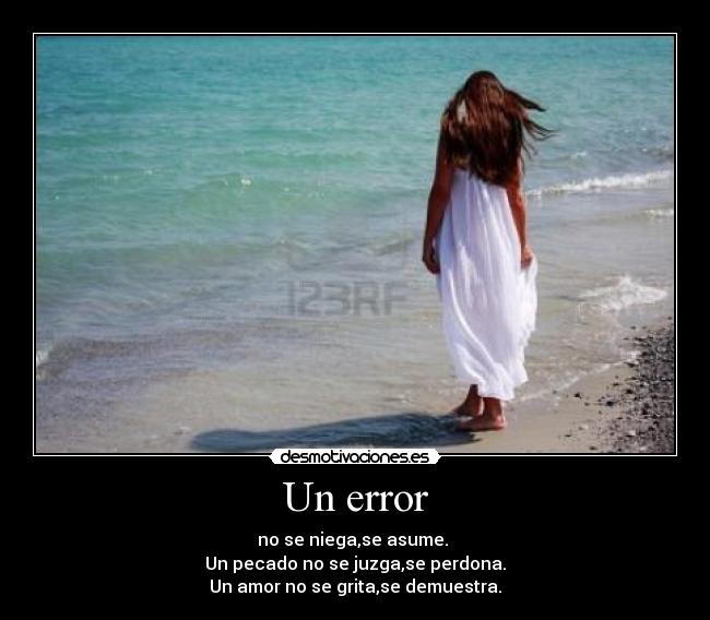 Un error -