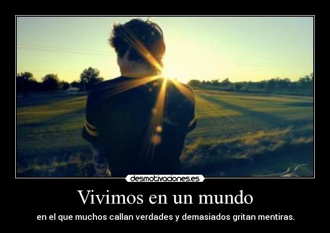 Vivimos en un mundo - 