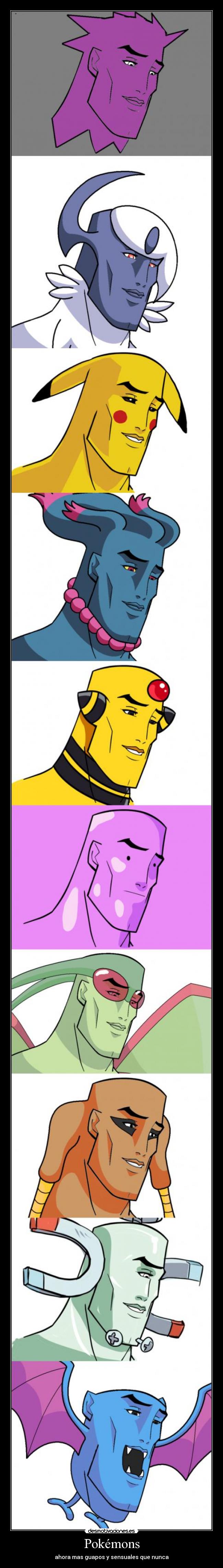 Pokémons - ahora mas guapos y sensuales que nunca