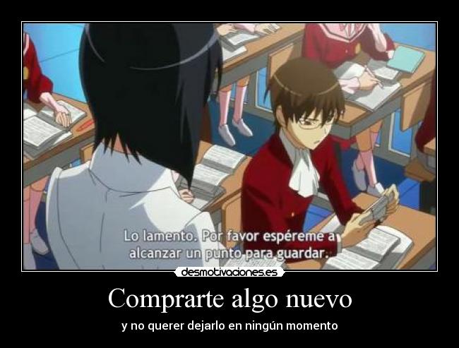 Comprarte algo nuevo - 