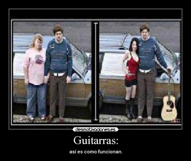 Guitarras: - así es como funcionan.