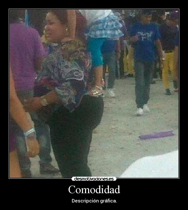 Comodidad - Descripción gráfica.