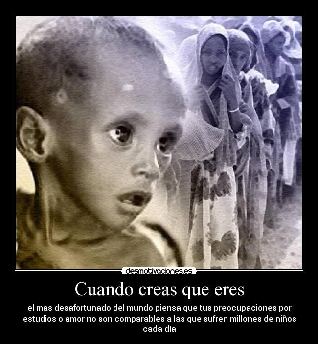 Cuando creas que eres -