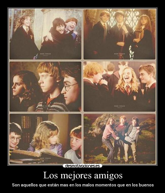 Los mejores amigos - Son aquellos que están mas en los malos momentos que en los buenos