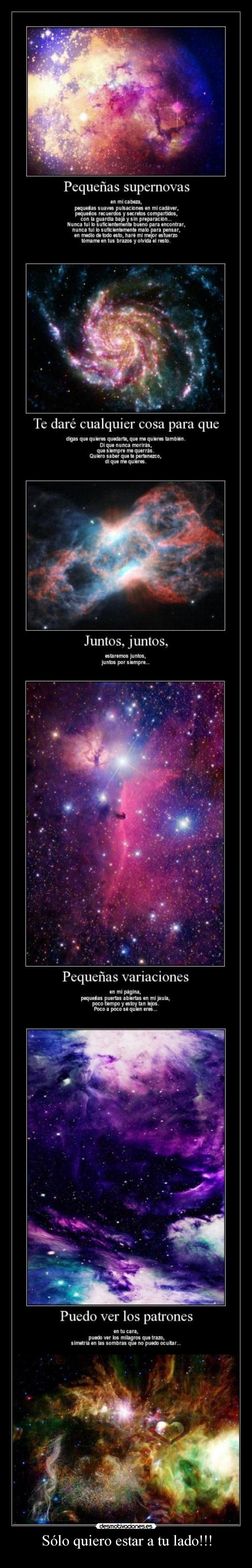 Sólo quiero estar a tu lado!!! -